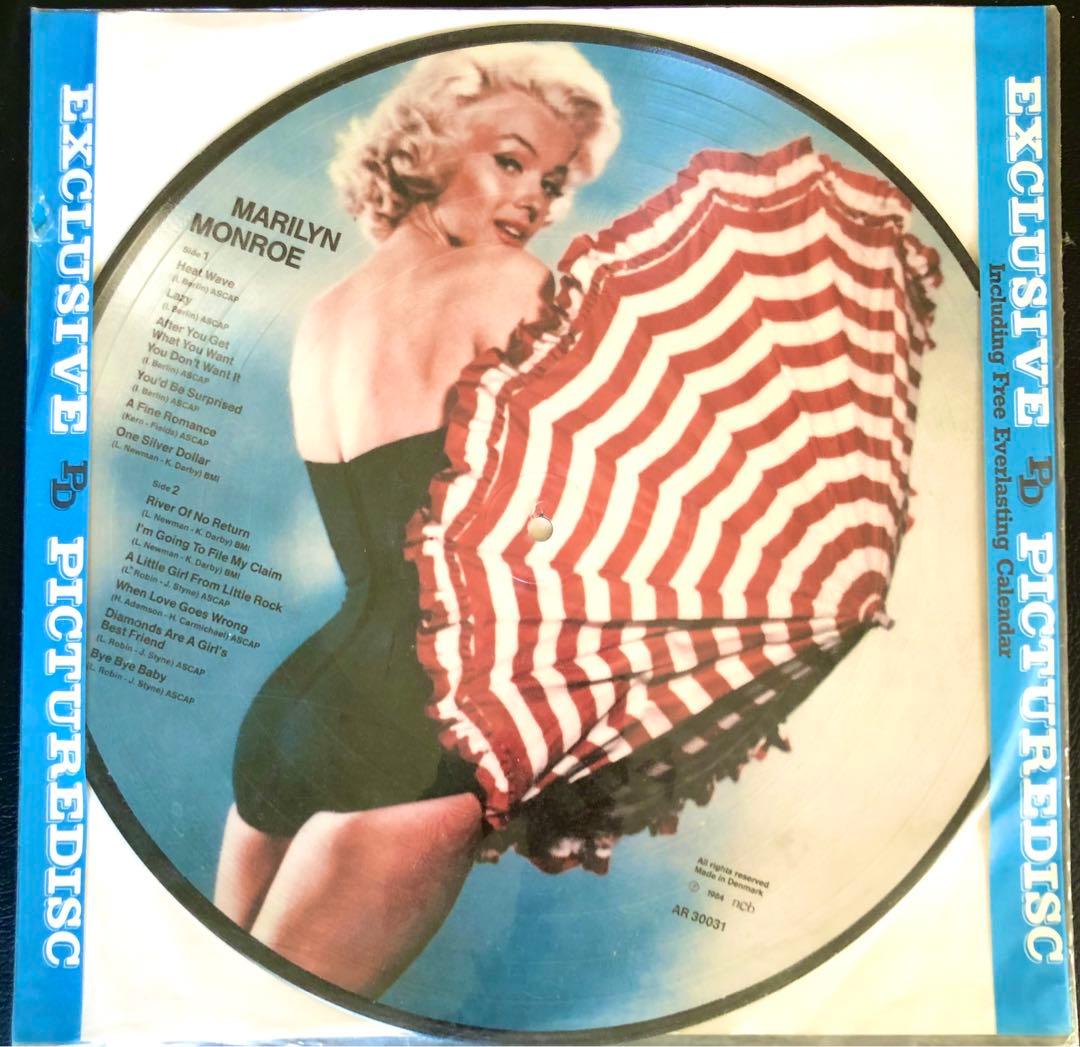 Marilyn Monroe マリリン・モンロー ピクチャーレコード 1984 - メルカリ