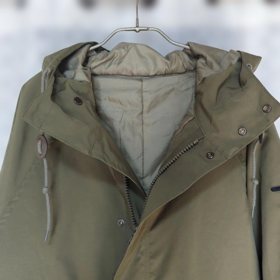 QVC ギブリコレクション 莉子ちゃん モッズコート カポック カーキ