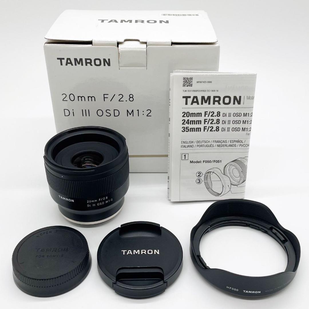 レンズ(単焦点) TAMRON 20mm F2.8 Di III M1:2 (F050SF) 新品)TAMRON (タムロン) 20mm F2.8 Di III OSD M1:2/Model F050SF