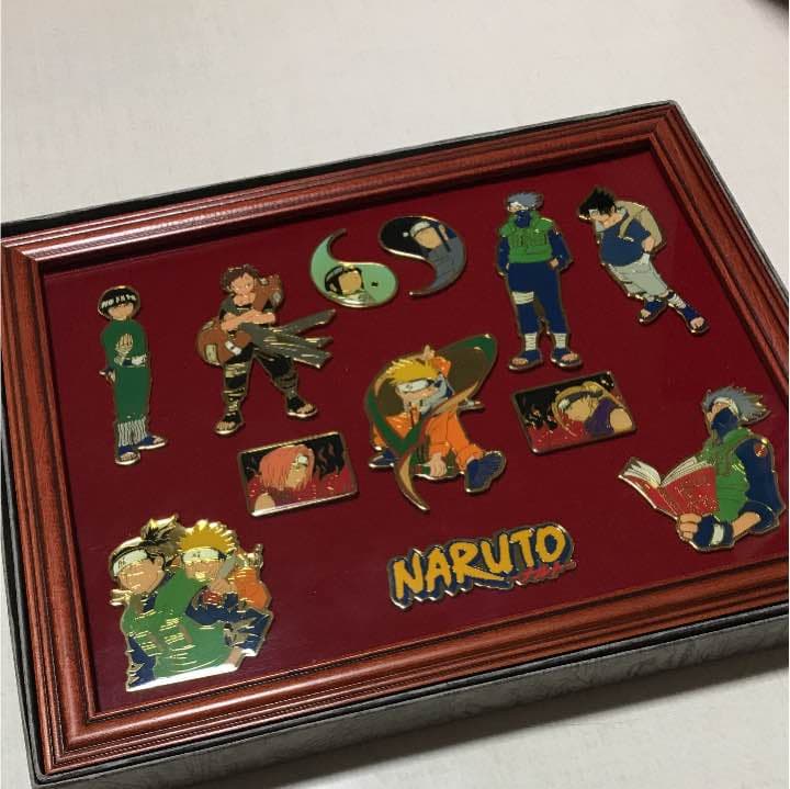 NARUTO ピンズセット 額装付き【2001年 懸賞限定品】 - メルカリ