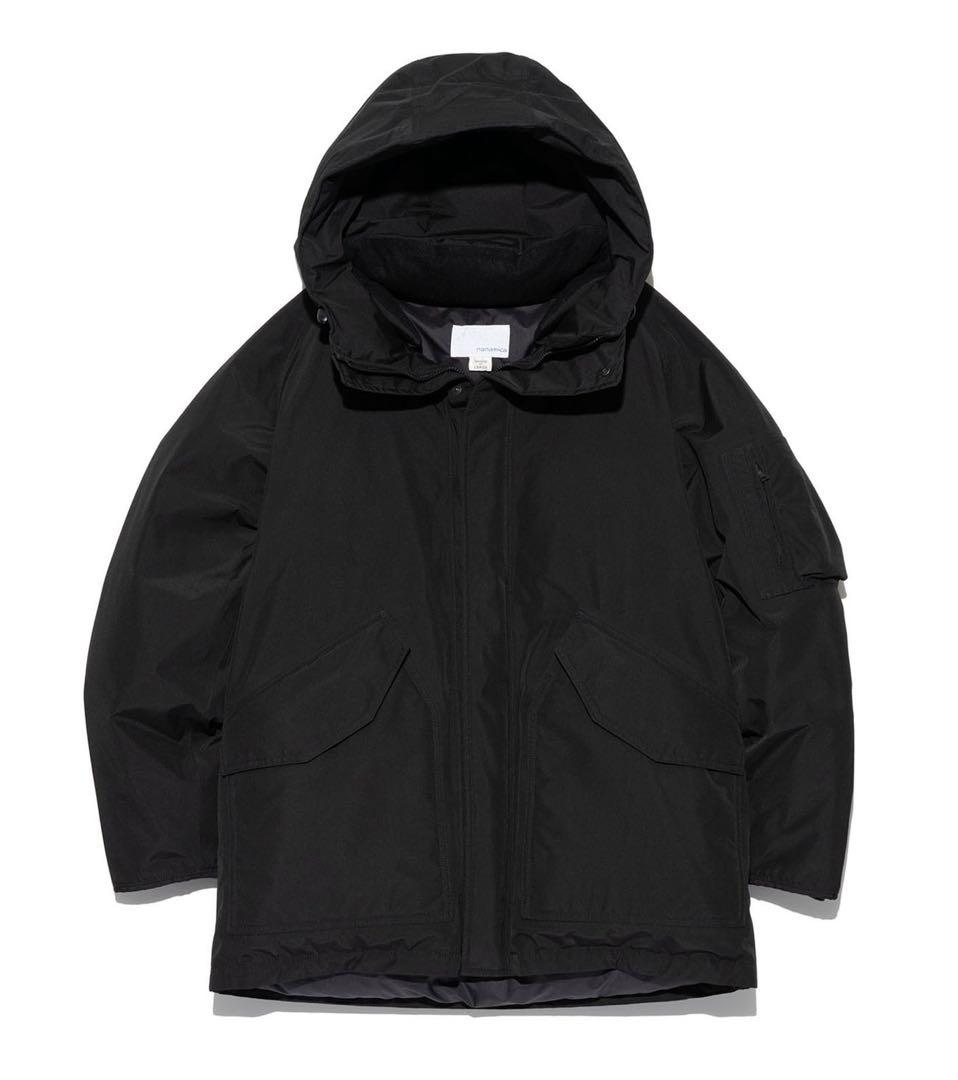ジャケット・アウター nanamica GORE-TEX Down Coat BLACK XL NANAMICA GORE-TEX DOWN COAT BLACK | TODAY CLOTHING