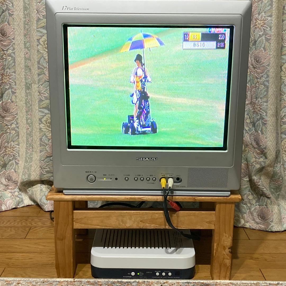 SHARP 17インチ フラットブラウン管テレビ 17C-FN70 - メルカリ