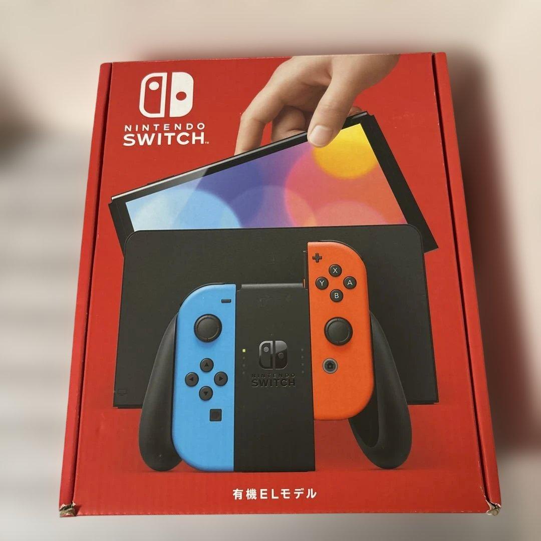 新品未使用 Nintendo Switch 有機ELモデル 青/オレンジ - メルカリ
