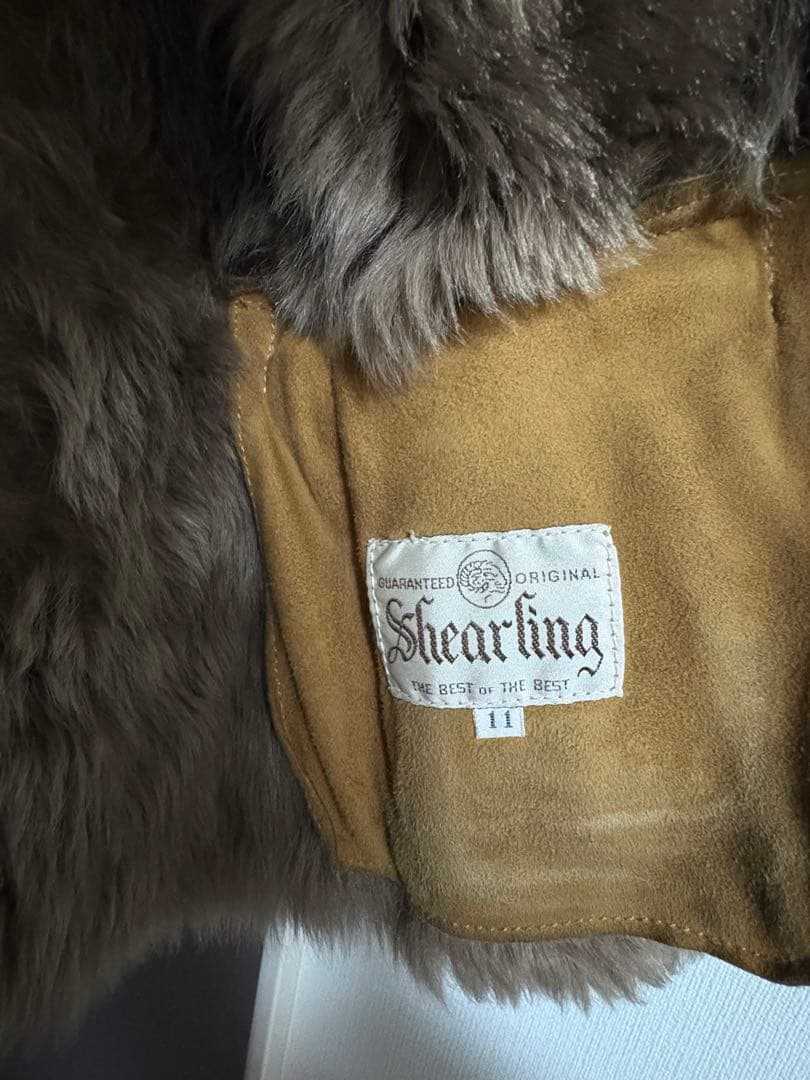 最高級】リアルムートンコート 11号 L相当 本革 シープスキン ベージュ