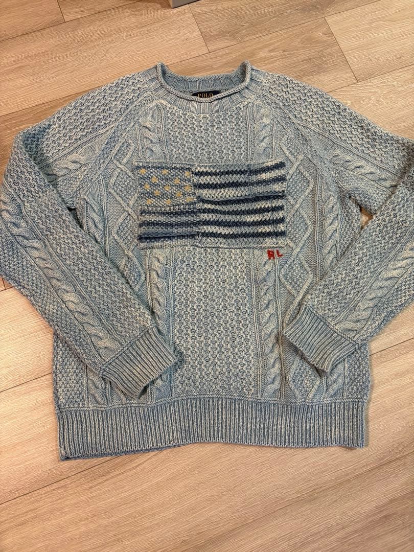 Polo Ralph Lauren フラグニットXS インディゴ