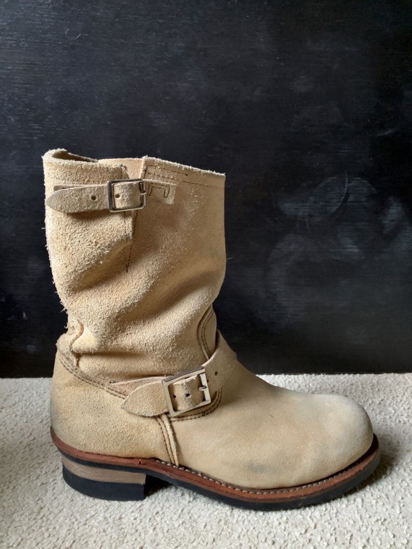 希少10D・廃盤】レッドウィング 8268 スエード エンジニアブーツ