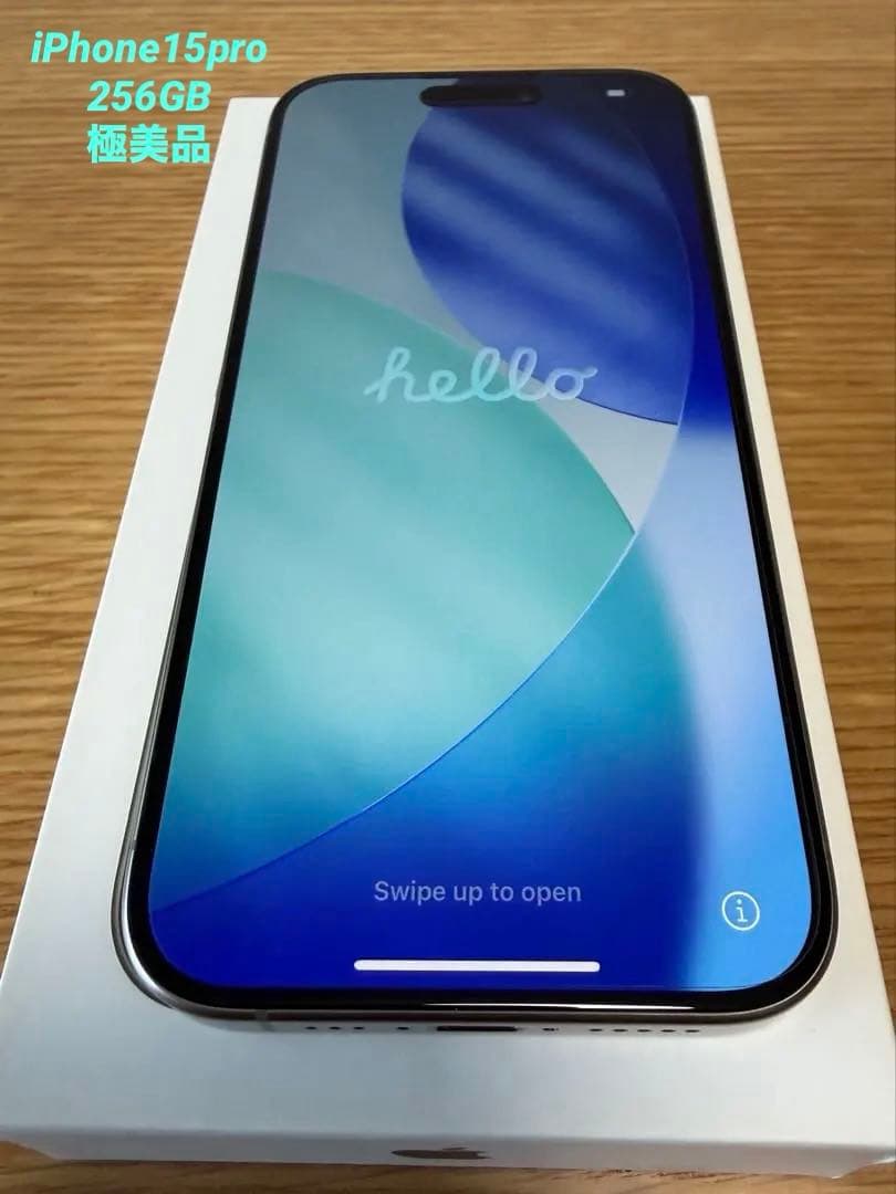 【超美品】Apple iPhone 15 Pro 256GB Refurbished iPhone 15 Pro 256GB - Blue Titanium (Unlocked) - Apple