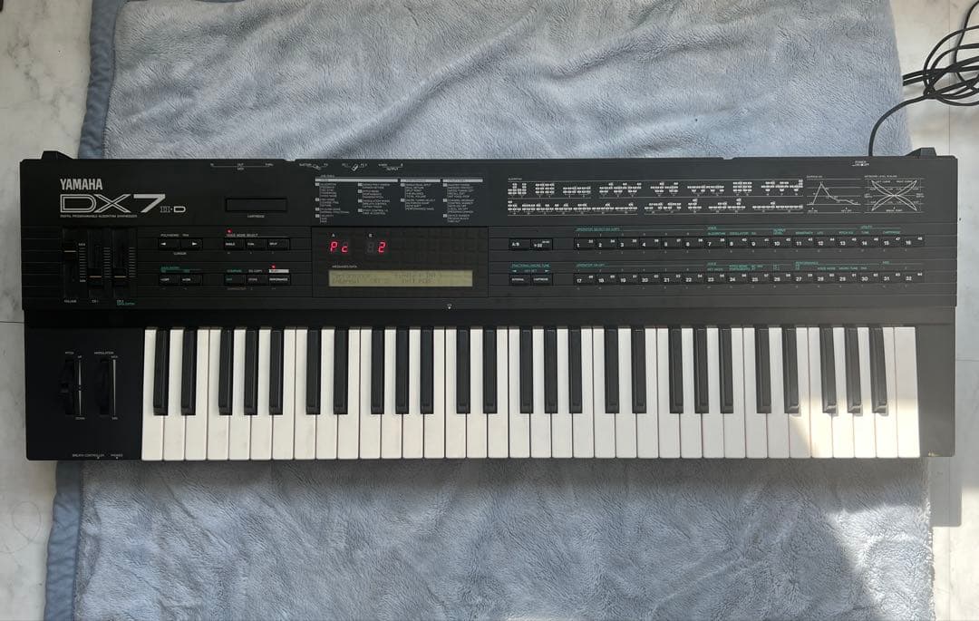 Yamaha DX7 ⅡD シンセサイザー　ジャンク Yahoo!オークション - YAMAHA ヤマハ DX7 II-D シンセサイザー ジャン