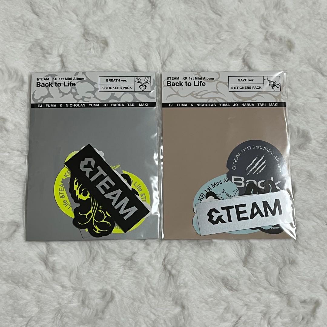 &TEAM Back to Life ステッカー 2枚セット - メルカリ