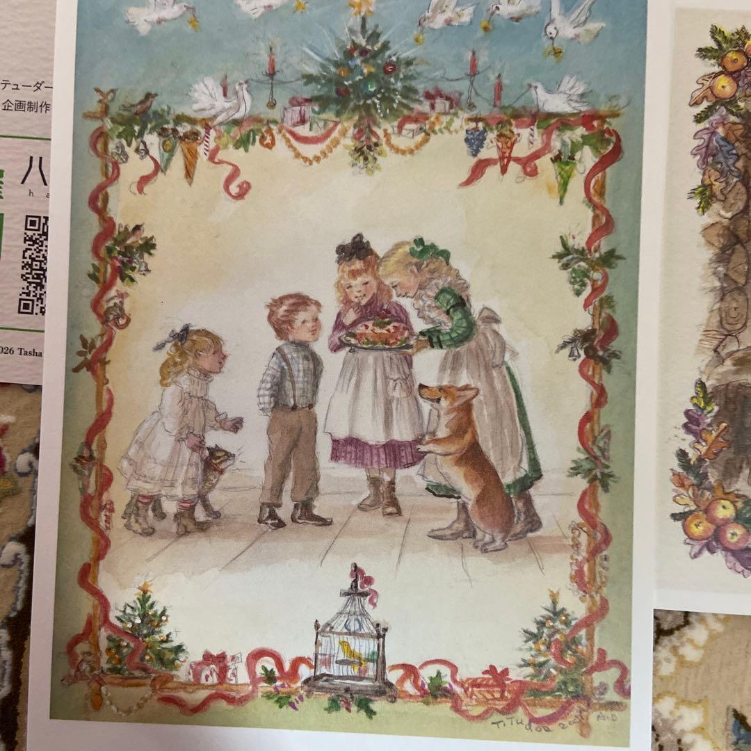 ターシャ・テューダー】ポストカード フライヤー ② クリスマス - メルカリ