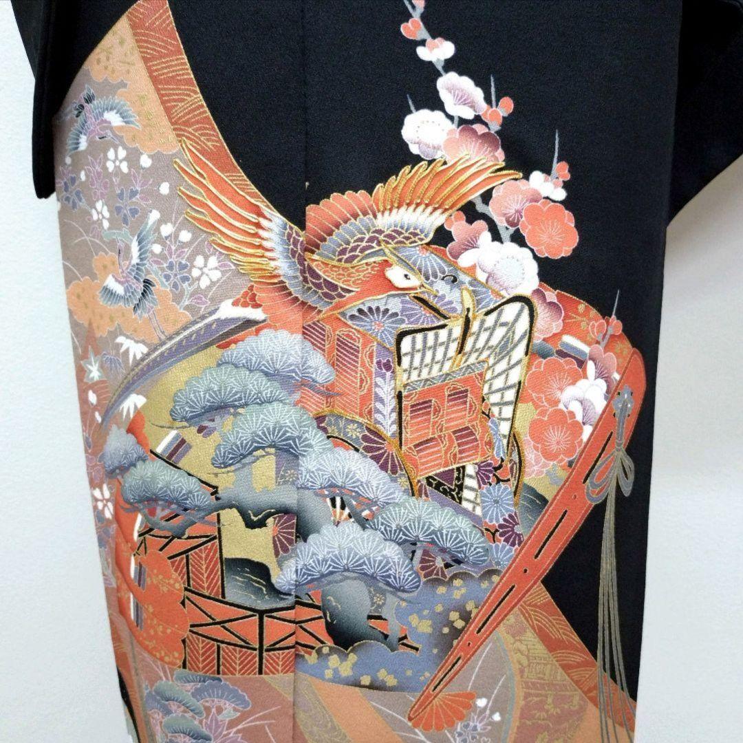 708 半額セール 正絹 美品 格調高い 友禅黒留袖 5点フルセット - メルカリ