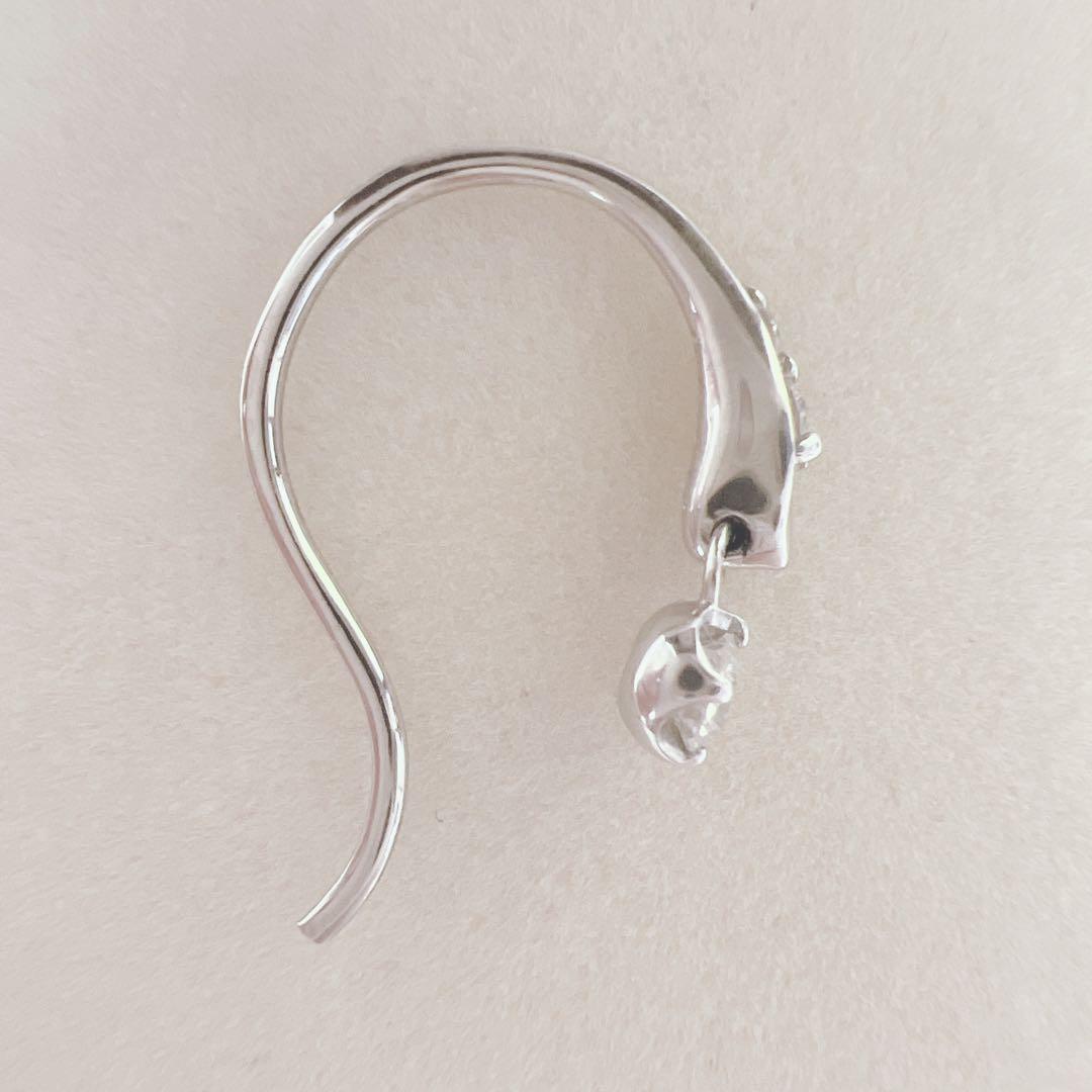 【片耳のみ】 フェスタリアビジュソフィア Pt900ダイヤ ピアス 0.1ct
