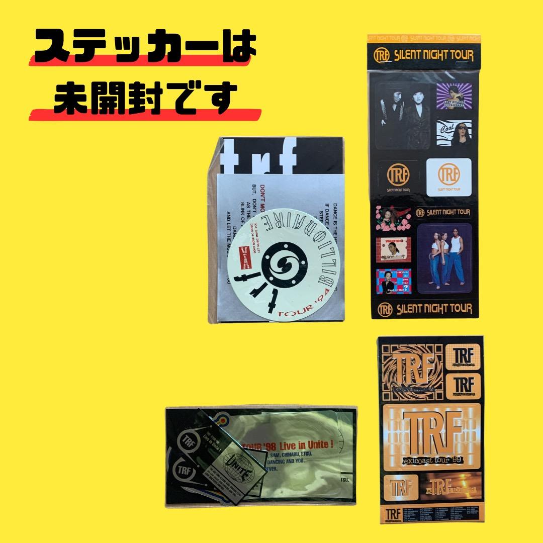 TRF ツアーパンフレット|ツアーグッズ ステッカー|セット trf レア希少品