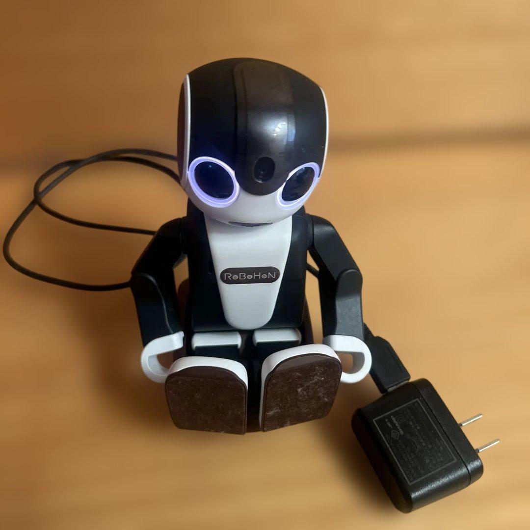 ロボホン sr-03m-t 台座付き SHARP Robohon SR-03M-T Brown Pet Robot Popular Model | eBay