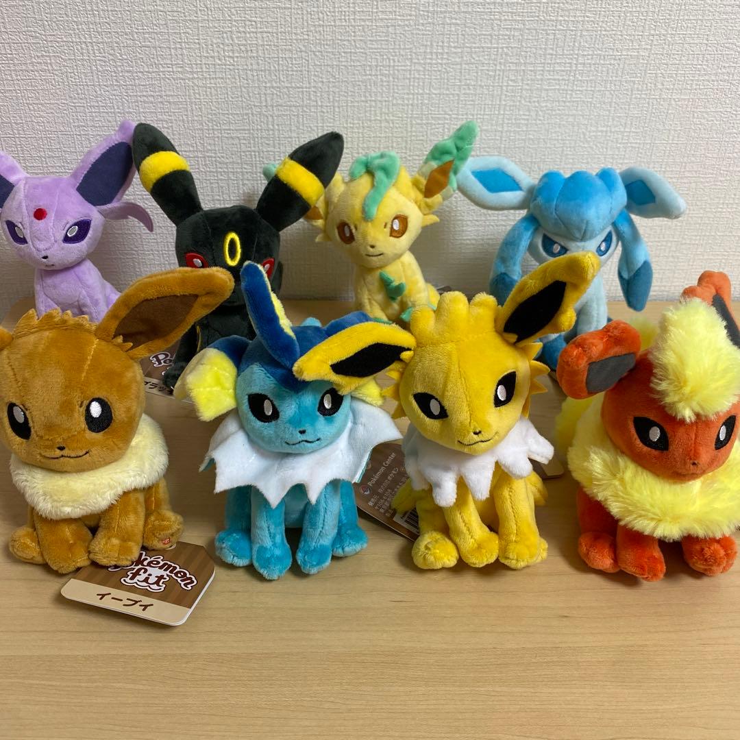 ポケモンfit ぬいぐるみ ブイズ - メルカリ