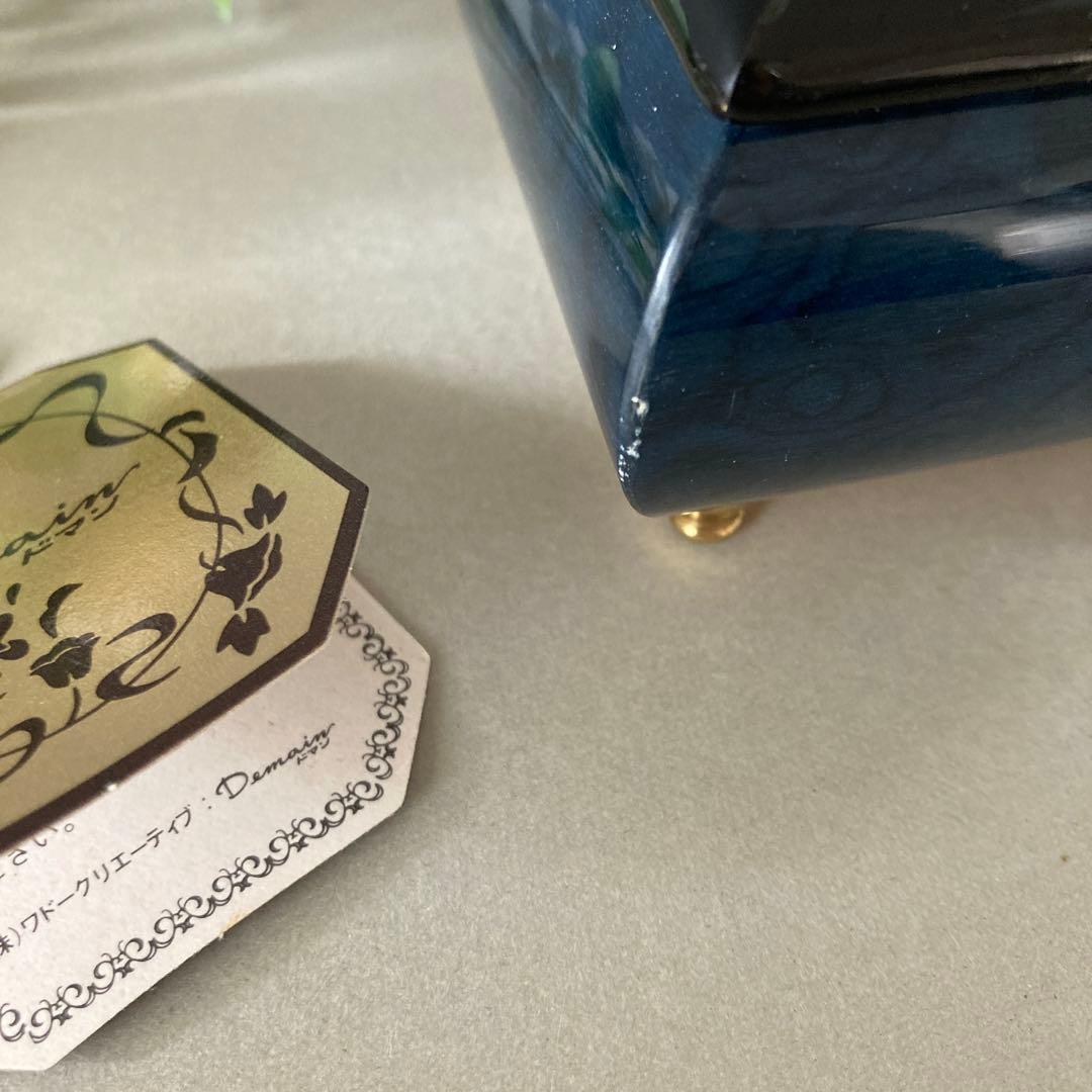 イタリア ドマン オルゴール［象嵌細工］ブルー - メルカリ