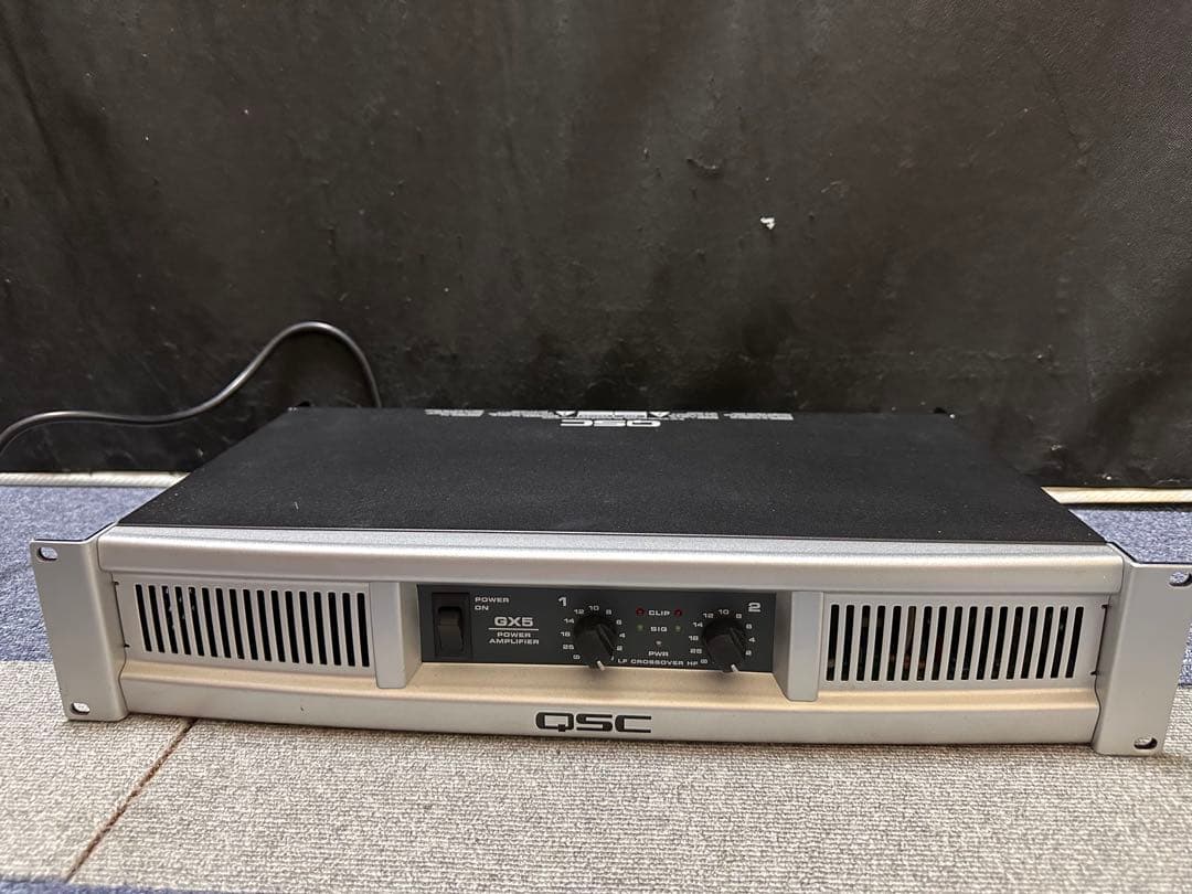QSC GX5 パワーアンプ PA機器 業務用パワーアンプ QSC GX5 500W パワーアンプ - パプリカミュージックレンタル