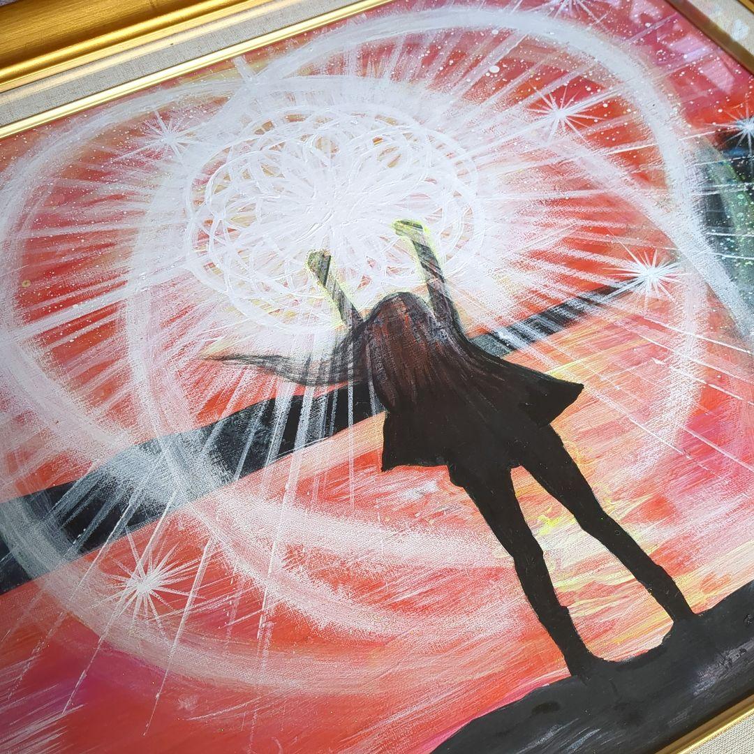 絵画 佐藤嵩記 女の子 神様