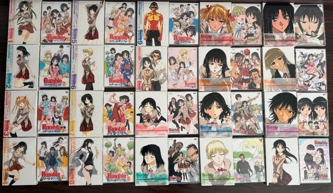 スクールランブル セル版DVDセット全巻21枚 1期＋1期補習+2期＋3期