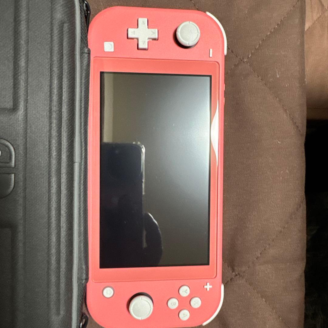 Nintendo Switch Lite ピンク 専用ケース、ソフト付きの通販はau PAY