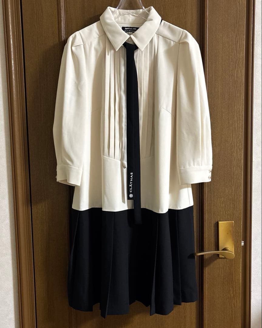 アプワイザーリッシェ〈CLATHASコラボ〉ボウタイプリーツミニ