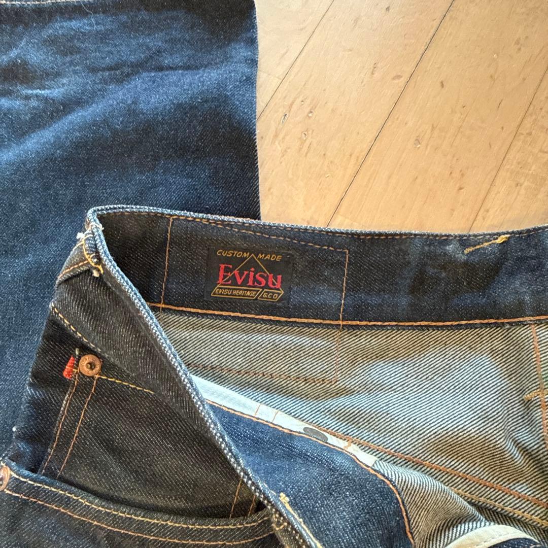 EVISU カスタムメイド ダークデニム 29x34 - メルカリ
