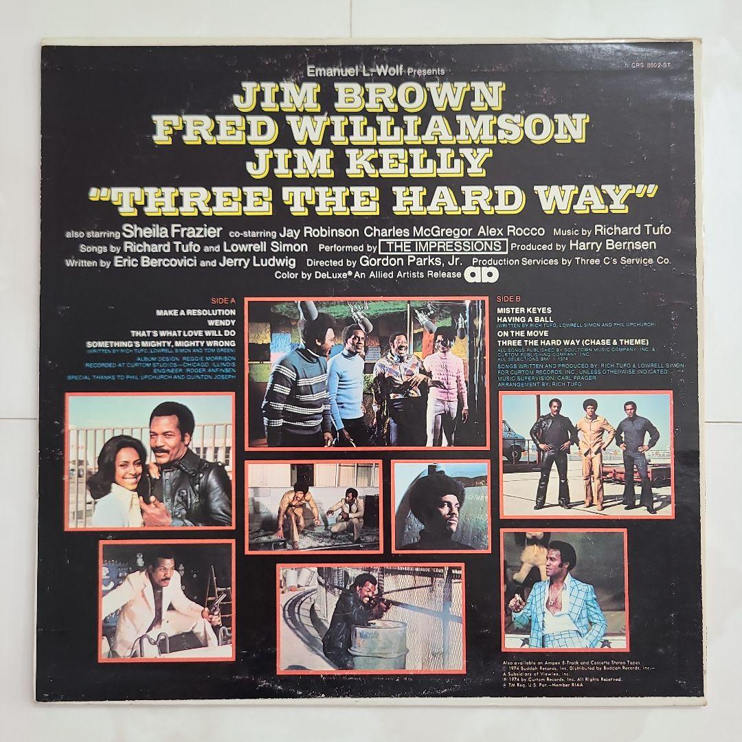 ☆USオリジナル盤☆スリー・ザ・ハード・ウェイ』THE IMPRESSIONSの