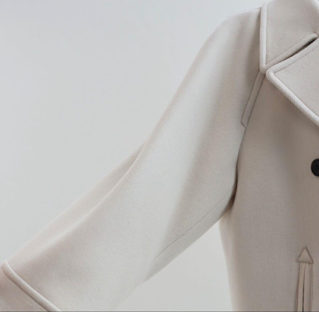 UNCRAVE WHITE アンクレイヴ メルトンPコート