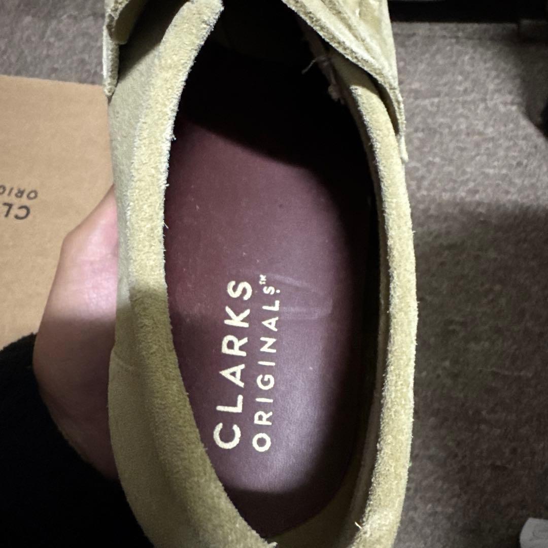 CLARKS ローファー 26.5cm ベージュ　wallabee size7