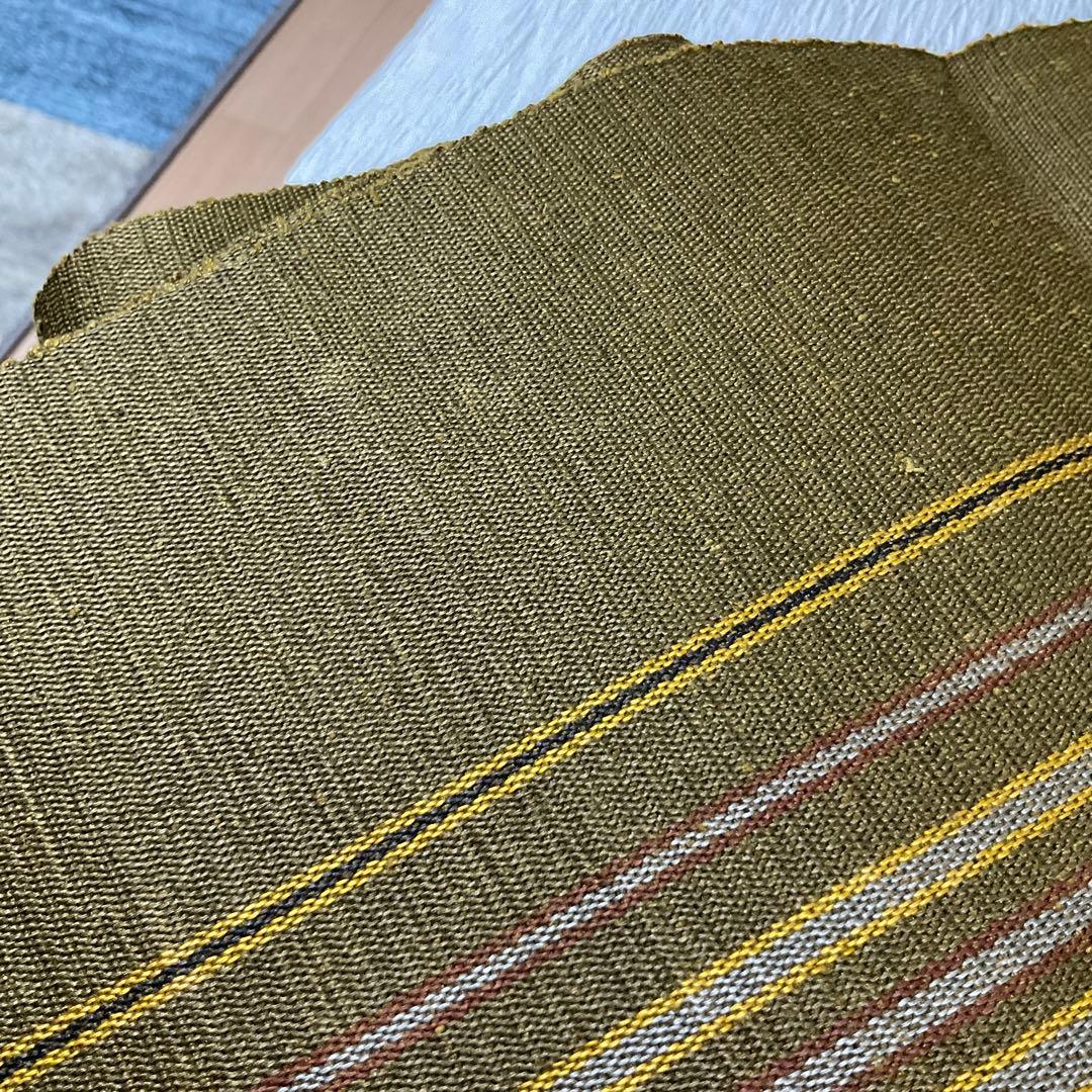 本場黄八丈 六寸 全通 松葉仕立て 証紙付き 未使用 - メルカリ