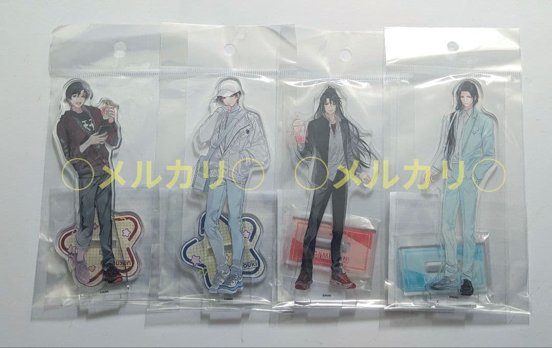 魔道祖師 公式茶屋 アクリルフィギュア 魔道学園 4種 忘羨 A Ⅱ B