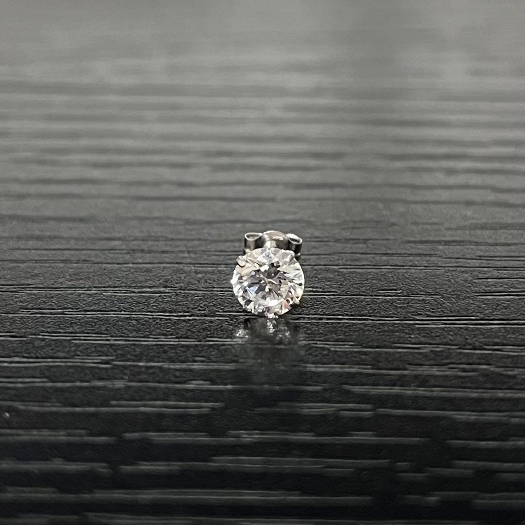 AVALANCHE アバランチ 14Kホワイトゴールド スタッズ ピアス 5mm