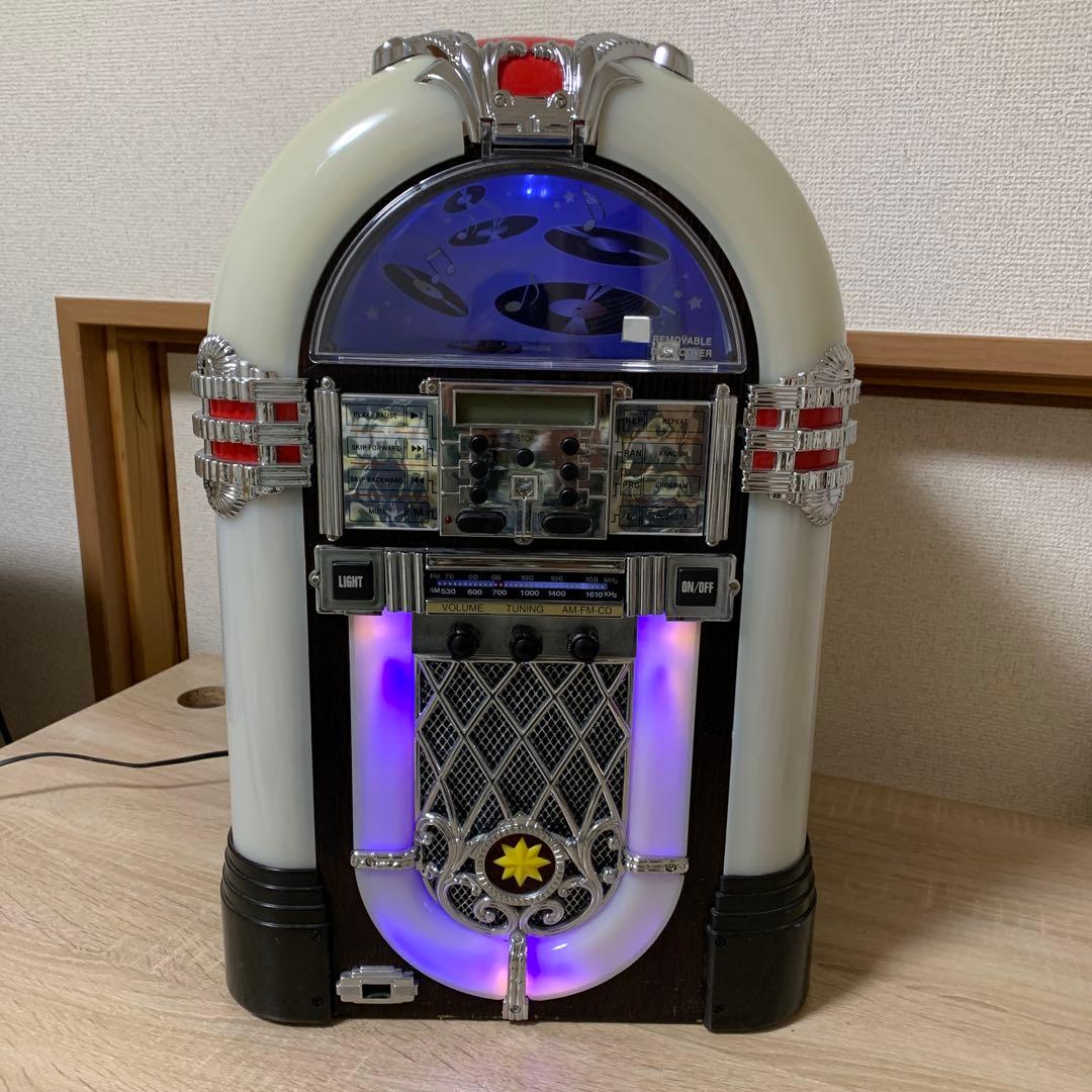 希少 おすすめ ジュークボックス(CD.ラジオ不可)ライトのみ可能インテリアに、 希少 おすすめ ジュークボックス(CD.ラジオ不可)ライトのみ可能