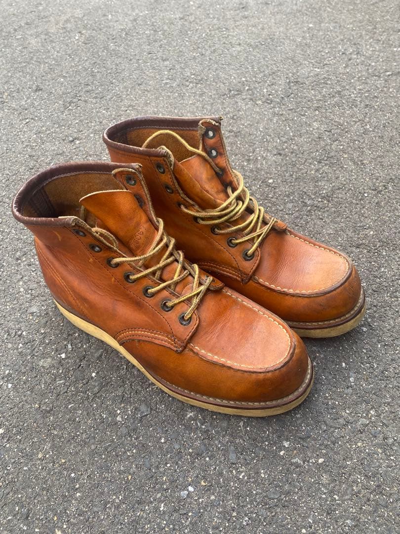 レッドウィング 875 アイリッシュセッター モックトゥ 縦羽タグ 9E 27