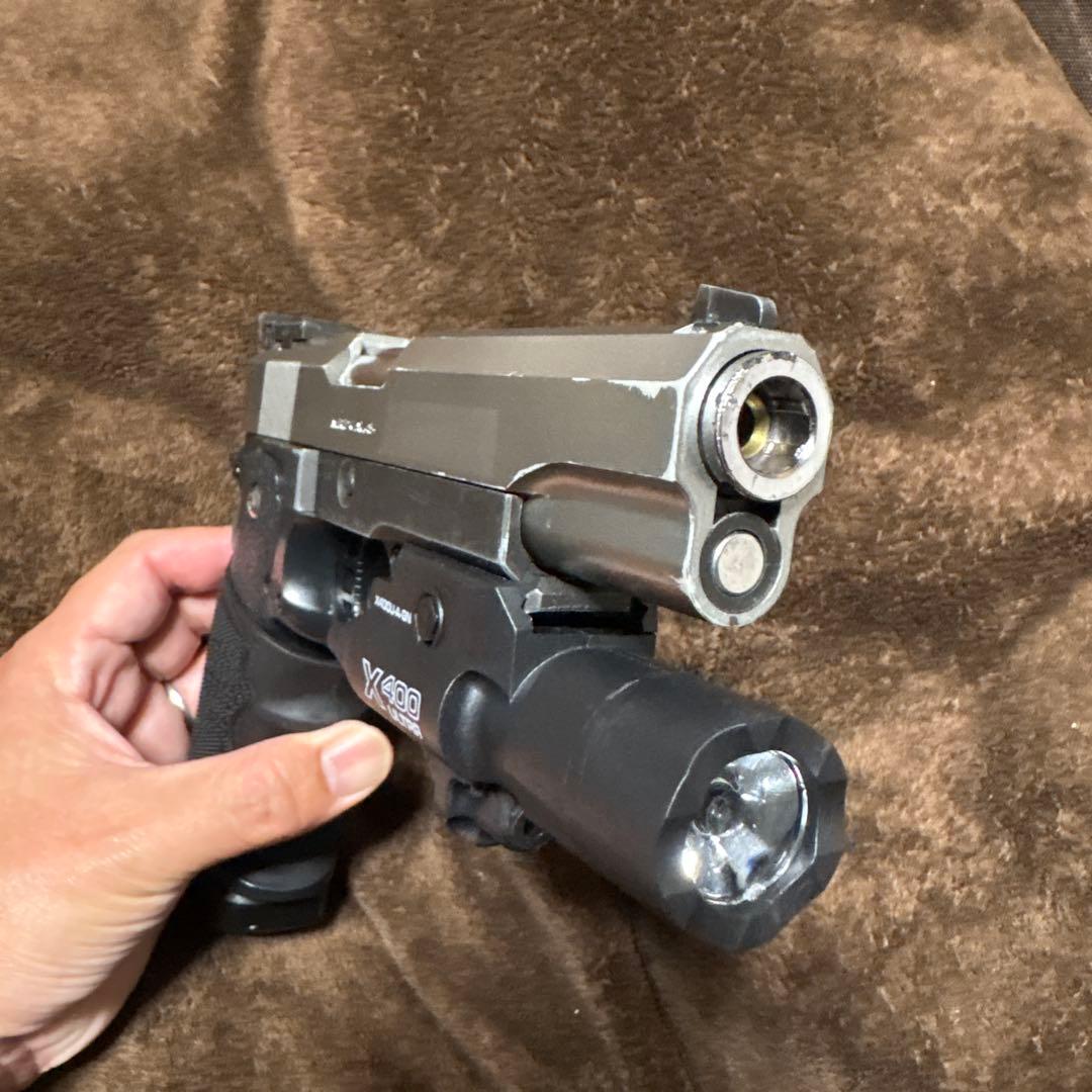 喜*一様 東京マルイ ガスブロ ハイキャパ 5.1 ステンレスモデル 外装