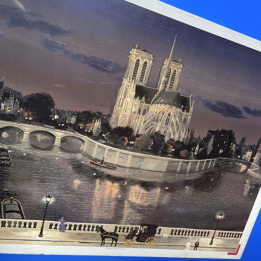 ジグソーパズル ミッシェル・ドラクロワ 夜のノートルダム 750P 未開封