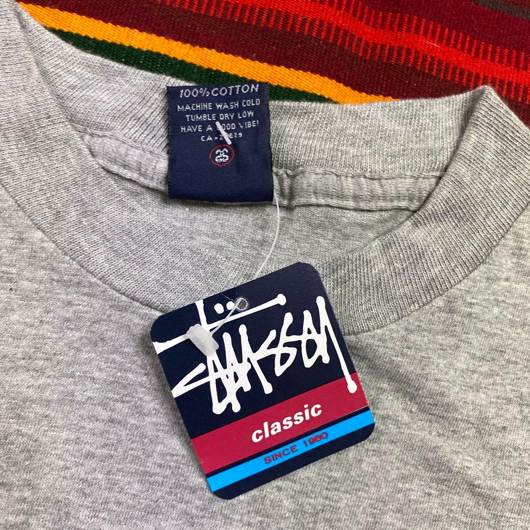 奇跡の新品 STUSSY 90s 紺タグ 赤青 USA 製 オールドスクール - メルカリ