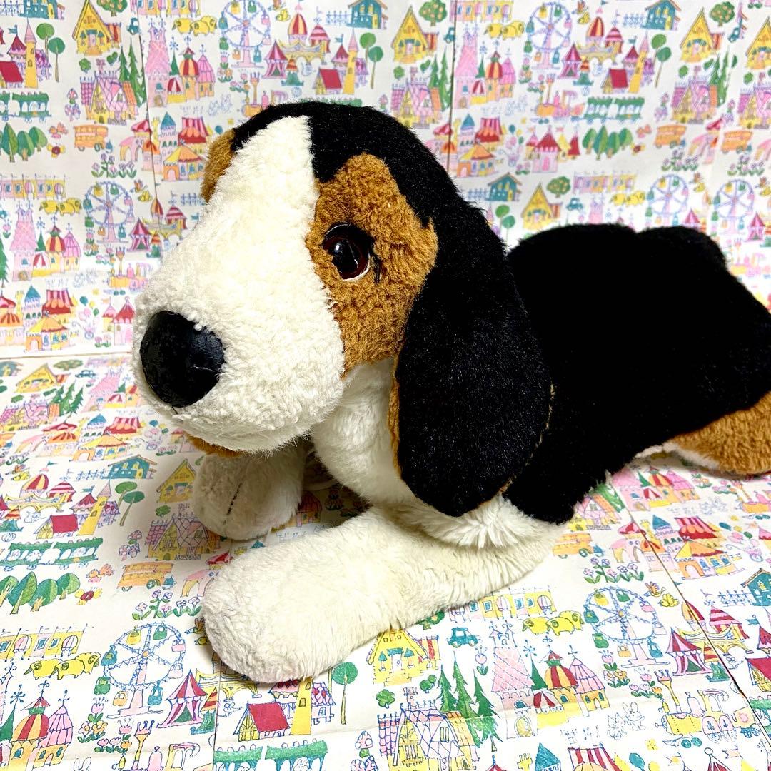 昭和レトロ オリエンタルトーイ ビーグル犬 くったり くたくた