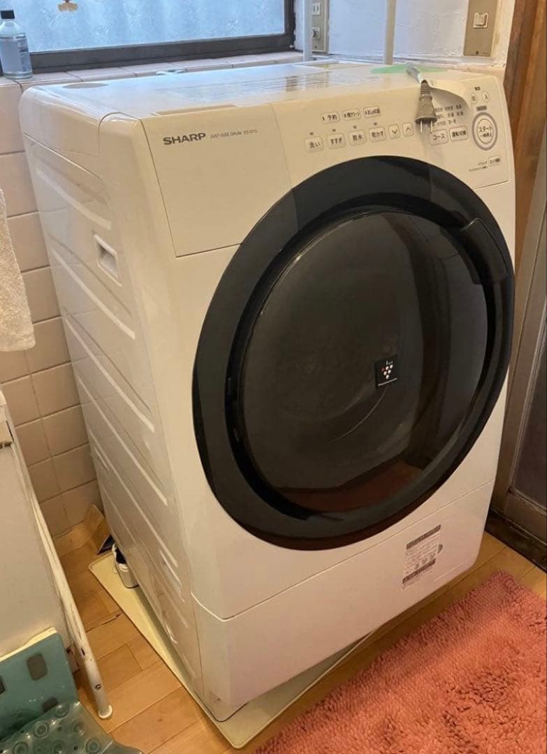 SHARP ドラム式洗濯機 本体 ホワイト もりもりさま専用SHARP ドラム式洗濯機 本体 ホワイト もりもりさま