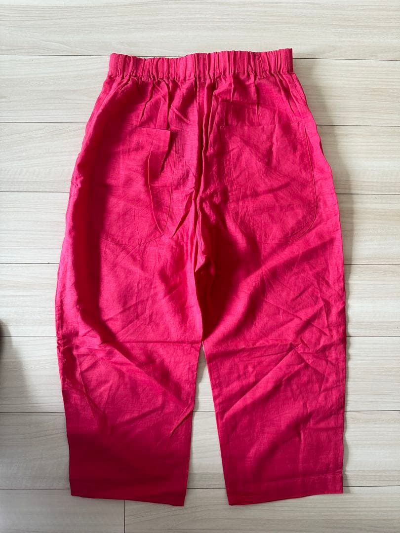 刺し子カラフルもんぺパンツ 山葡萄カゴバッグ2つまとめ 刺し子