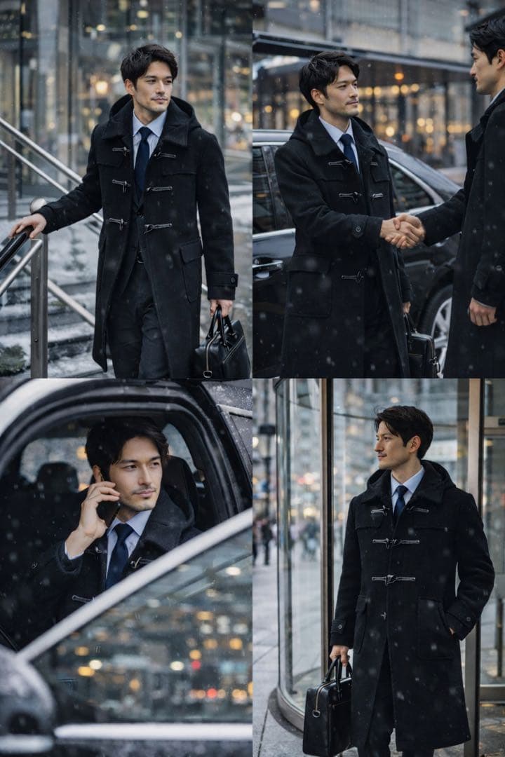 最終】Joshua Ellis × GLOVERALL 英国製ダッフルコート ア