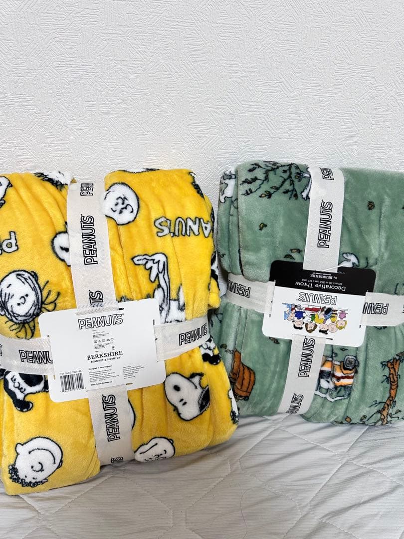 コストコブランケット スヌーピーPeanuts大判ひざ掛け セット - メルカリ