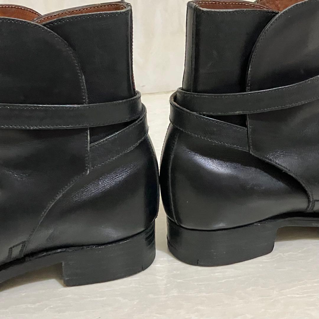 J.M.Weston　ショートブーツ　3.5D　レザー　バックル　黒