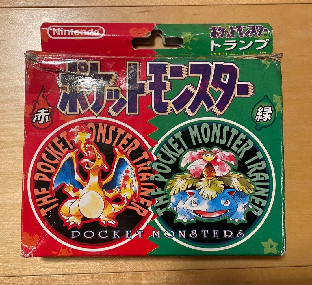 ポケットモンスター ポケモン 赤緑 トランプ 初代ポケモンデザインの「ポケットモンスター トランプ 赤・緑」お
