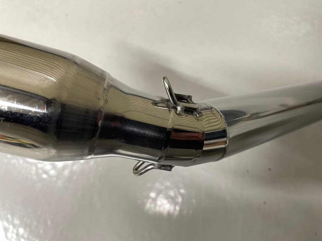 ダックスとモンキー 車高短用 ワンオフ エキパイ ステンレス製