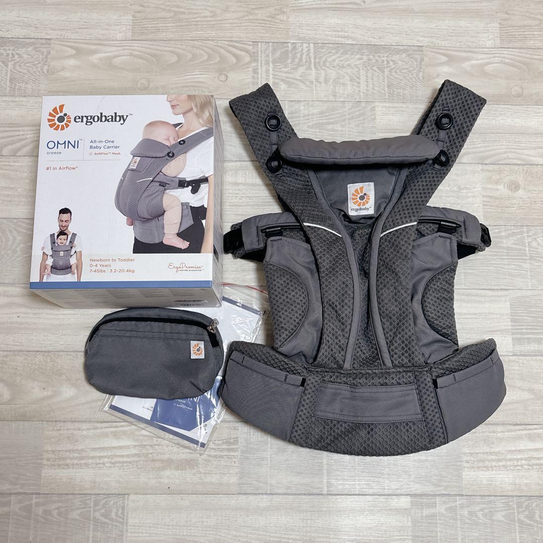 【DADWAY検収】オムニブリーズ　エルゴベビー　抱っこ紐　グレー OMNI Breeze / グレーパッチワーク | エルゴベビー オンラインストア