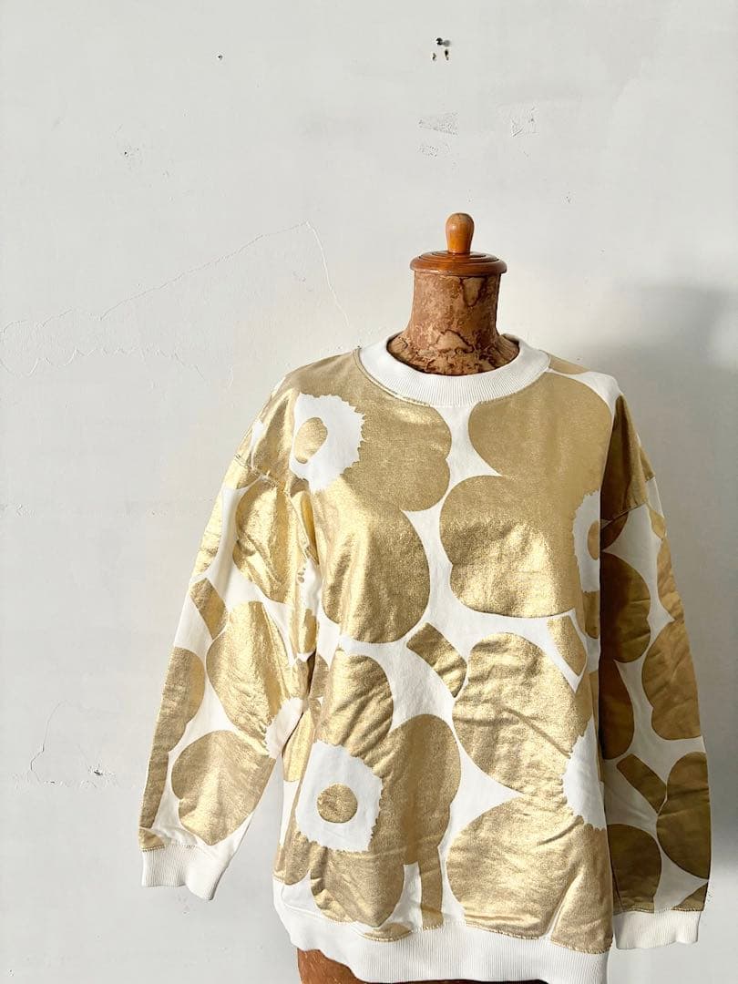 北欧】marimekko Unikko スウェット ゴールド サイズM - メルカリ