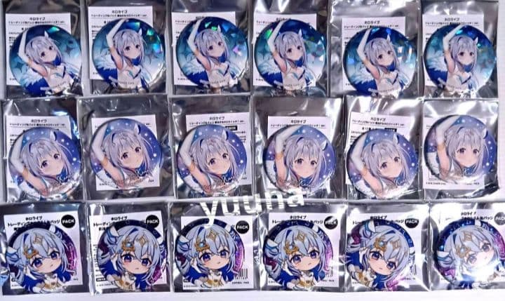 ホロライブ 魔法少女 ホロウィッチ 缶バッジ 天音かなた 18個