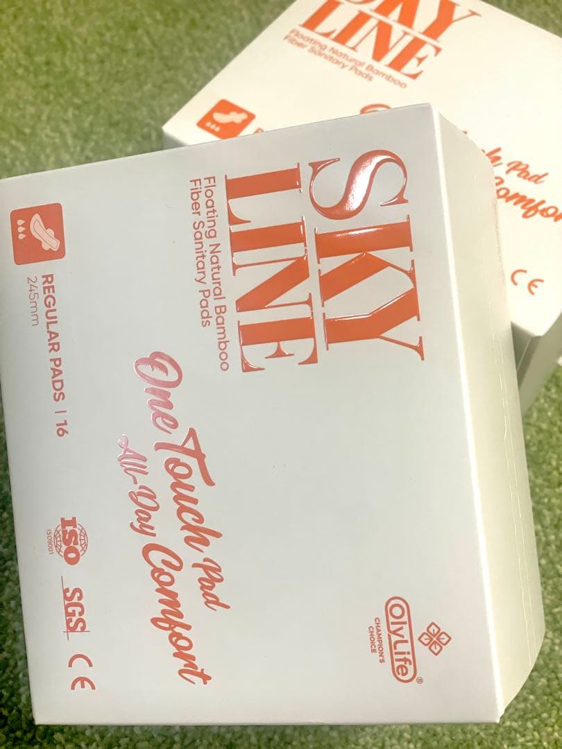 オリーライフSKY LINE 生理用ナプキン レギュラー 16枚入×2箱セット