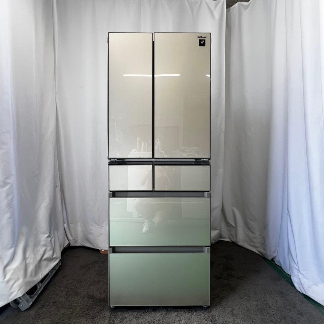 754　設置無料　冷蔵庫　大型　　SHARP　400-500ℓ 安い　中古　綺麗 トレファク 中古家電セット販売 配送設置無料 最短4日後配送5～6ドア